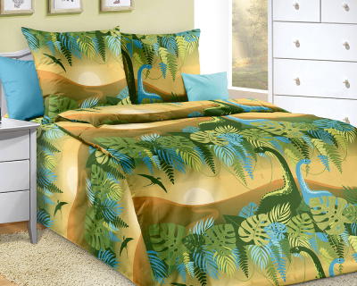 Постельное белье Эра  1 Перкаль зеленый